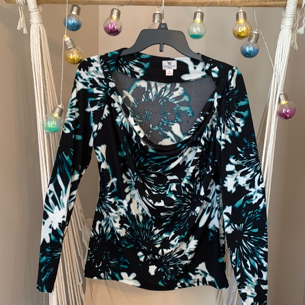 Worthington  Medium blouse, with scoop neck